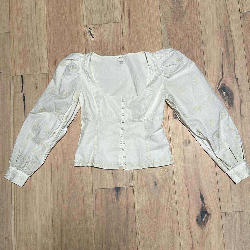 Aritzia - Wilfred- La Boheme Palo Santo Blouse | Size S